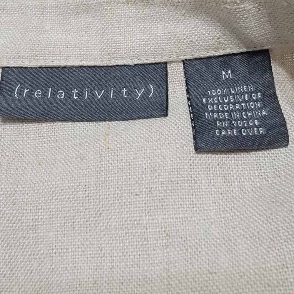 Relativity 100% Linen Jacket - Picture 12 of 13